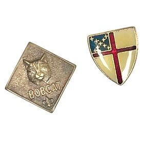 Vintage Boy Scouts of America Collectible Pins Bobcat